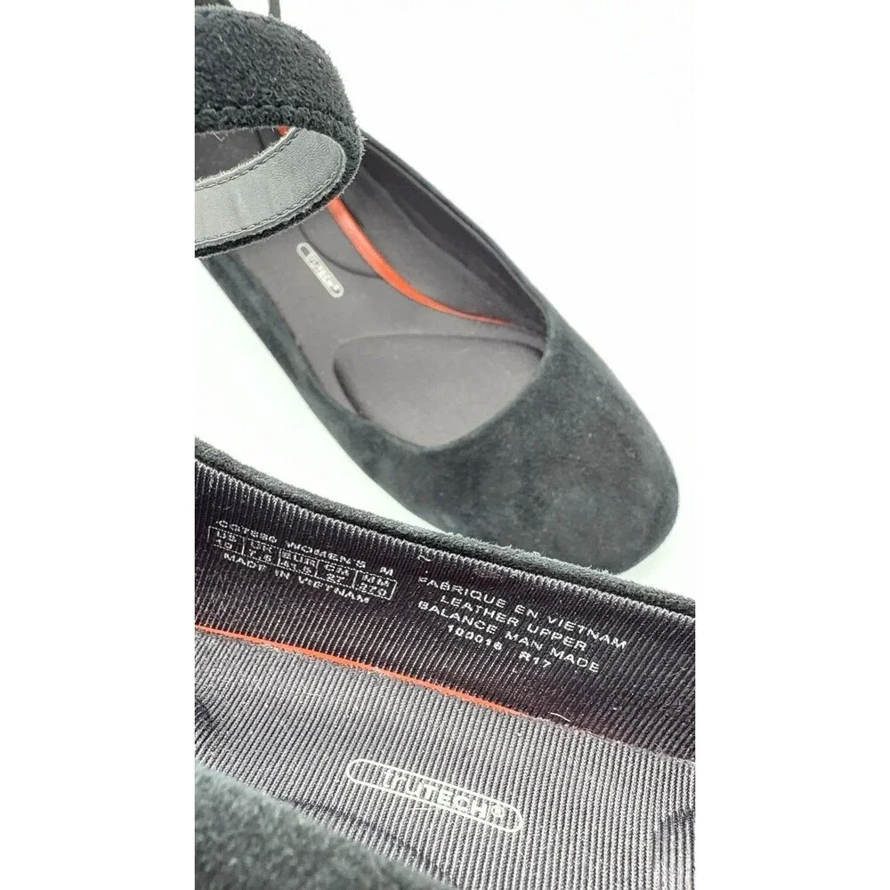 Rockport Total Motion Trutech Black Suede Pumps Heels Size 10
